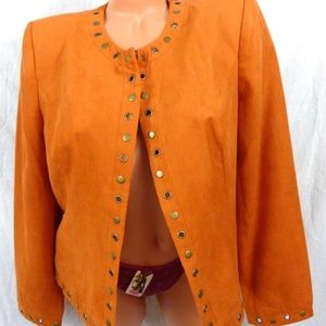 Theresa Renz Medium Soft Polyester Moleskin Orange